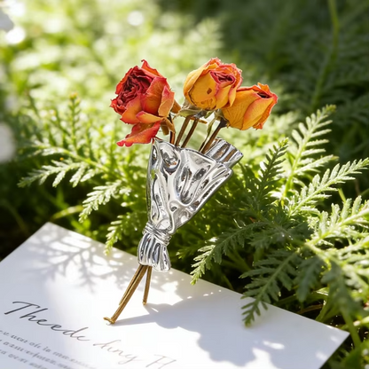 Jewelance™ FloralBrooch 1+1 GRATIS: Elegant Floral Broche Tidløst Tilbehør