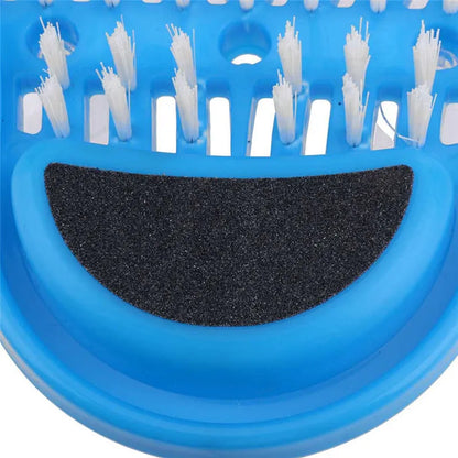FootBrush™ 1+1 GRATIS: Eksfolierende Bade-Hjemmesko Med Fodsugningsbørste