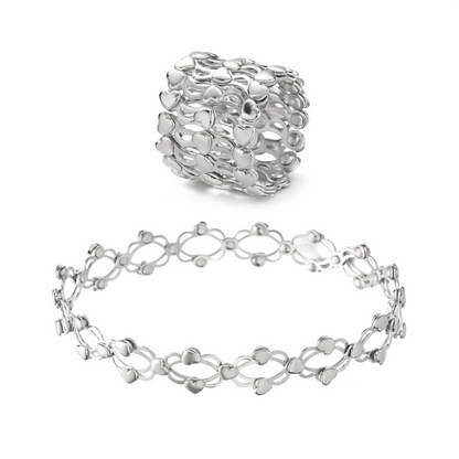 Jewelance™ FlexRing 1+1 GRATIS: Elegant Design Stilfuld Fleksibel Smykke Ring Armbånd