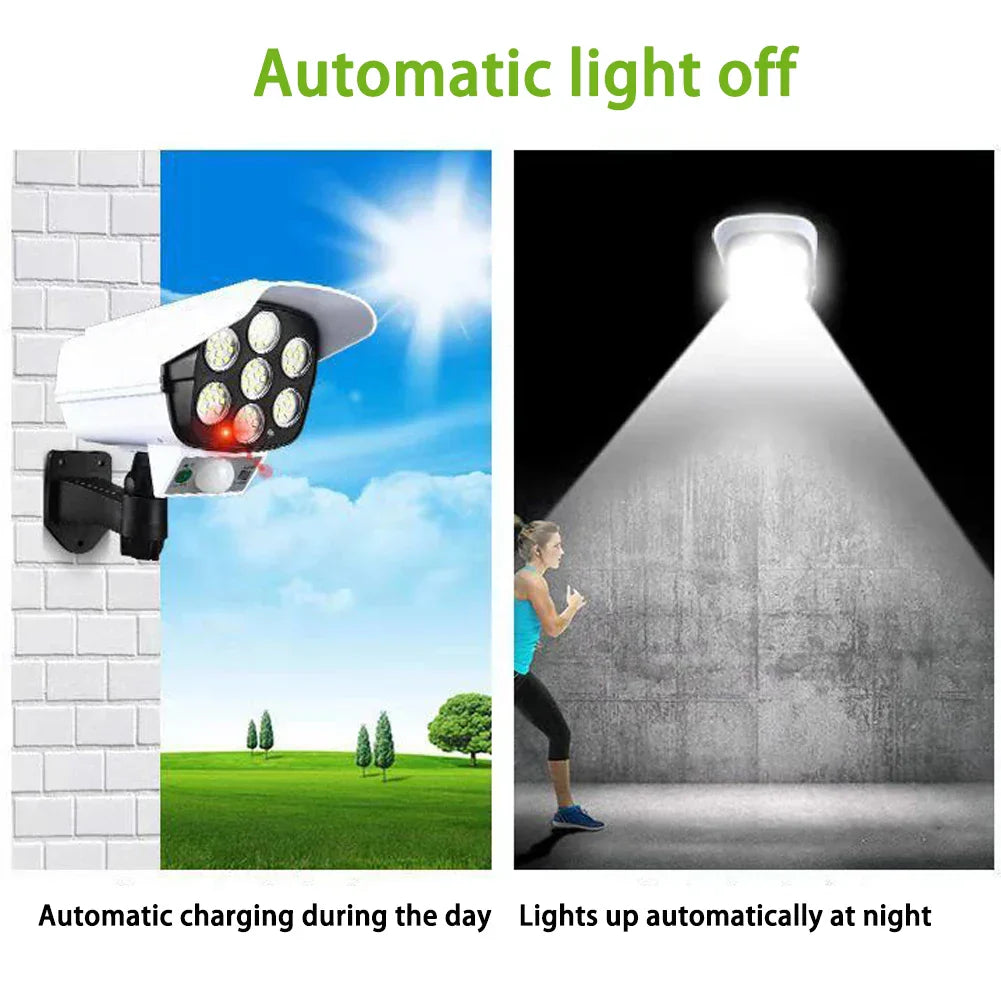 Ledsen™ CameraLight: Energibesparende Solcelledrevet Dummy Kamera Lys