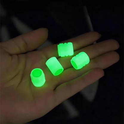 GlowTire 1+1 GRATIS: Universel Pasform Lyse Nat Synlighed Glød Dæk Design