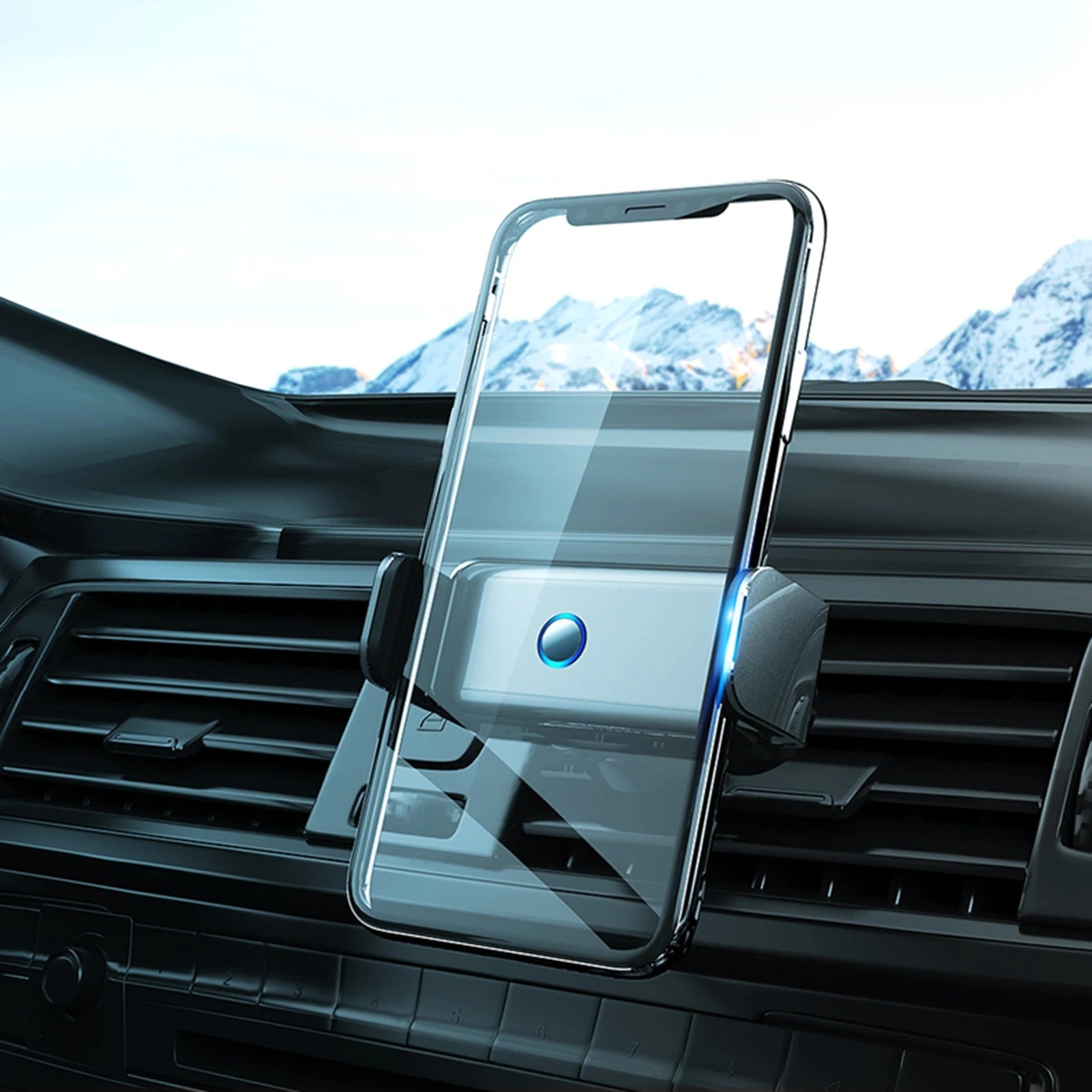 Holder360° PhoneClamp: Automatisk Klemme Til Dashbord Og Telefonholder Til Luftventil