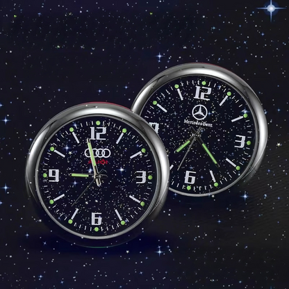 CarClock 1+1 GRATIS: Elegant kvarts bilklokke til alle kjøretøy