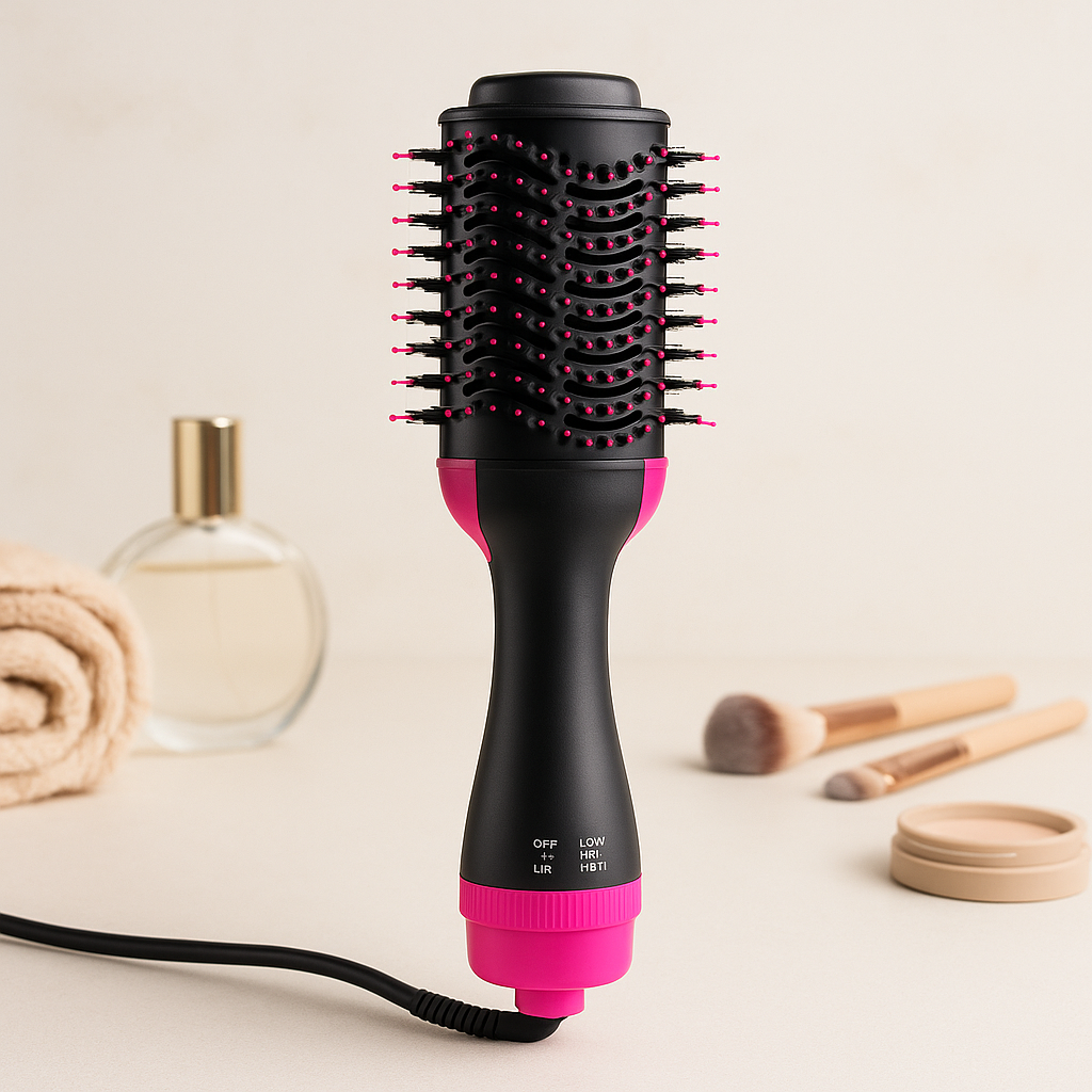 Rose® VolumeBrush: 2-I-1 Føntør-Styling Og Volumenbørste