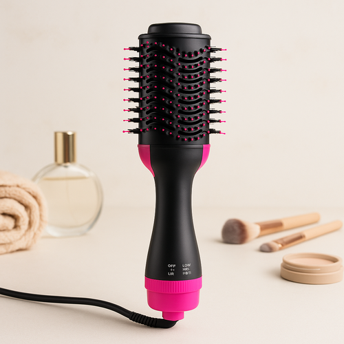 Rose® VolumeBrush: 2-I-1 Føntør-Styling Og Volumenbørste