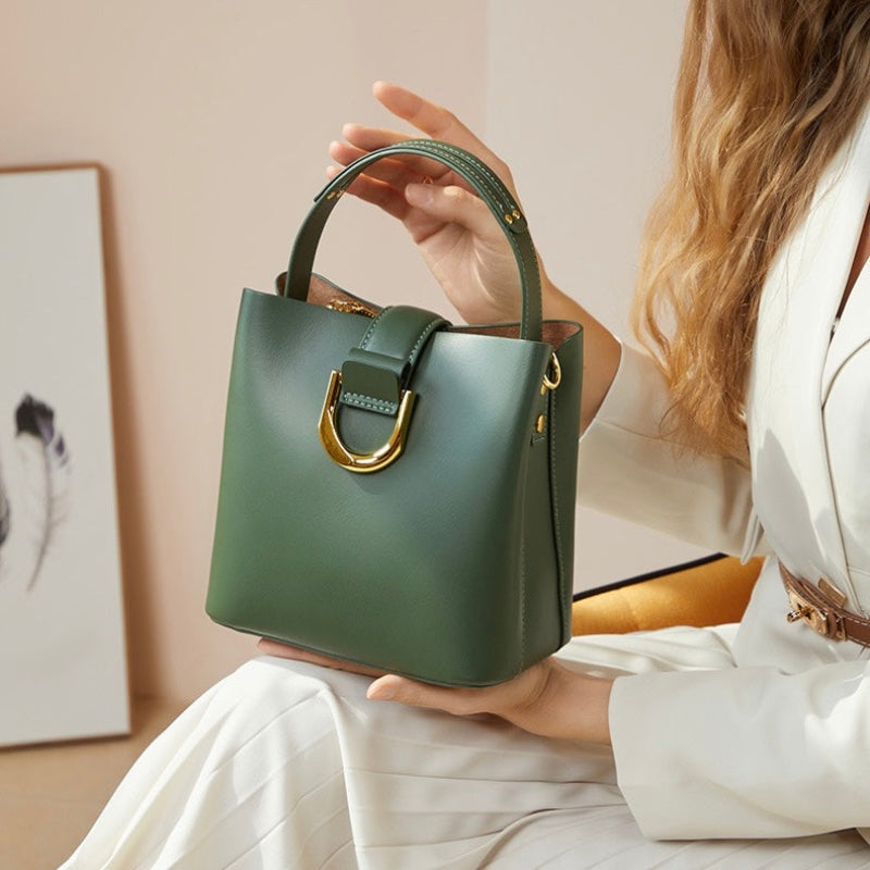 Icone™ BucketBag: Uformell Elegant Minimalistisk Og Stilfull Bucket Bag