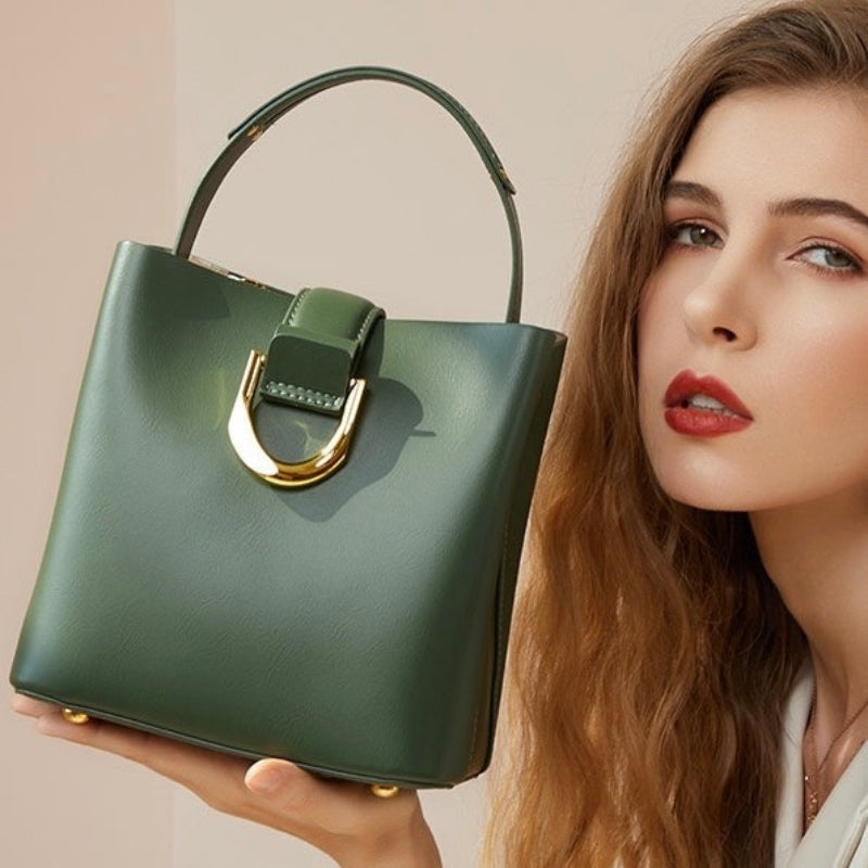 Icone™ BucketBag: Casual Elegant Minimalistisk Og Stilfuld Bucket Bag