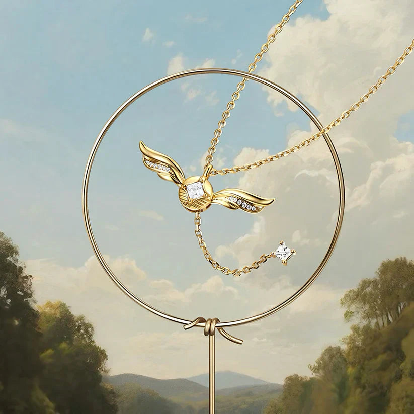 Jewelance™ WingsNecklace 1+1 GRATIS: Elegant Minimalistisk Stil Vinger Halskæde