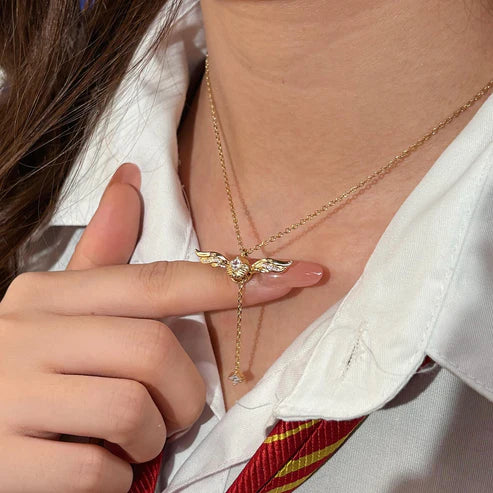 Jewelance™ WingsNecklace 1+1 GRATIS: Elegant Minimalistisk Stil Vinger Halskæde