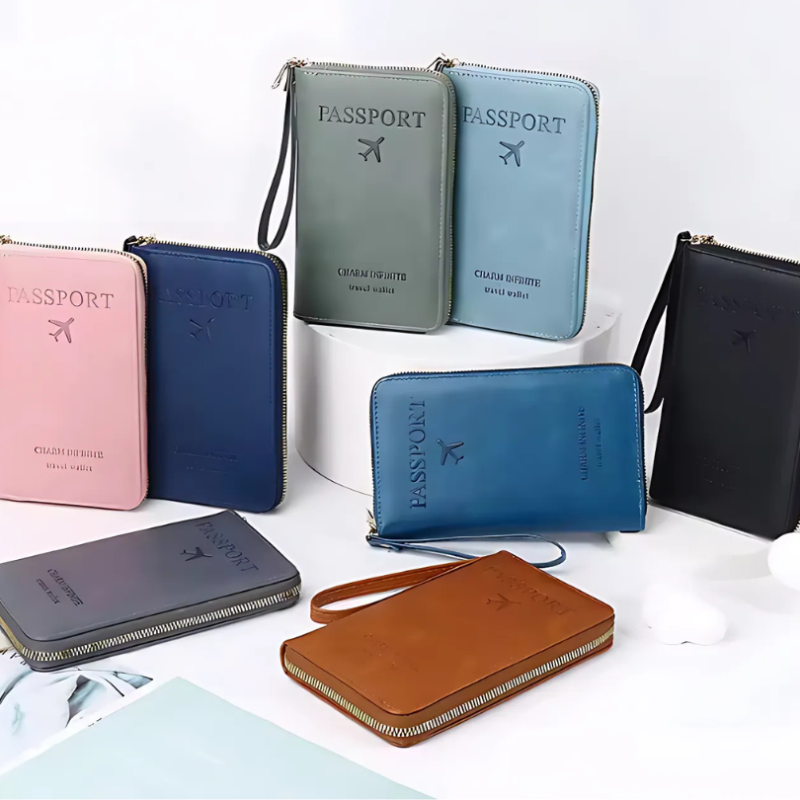 Icone™ TravelWallet 1+1 GRATIS: Alt-i-ett passholder og reiselommebok