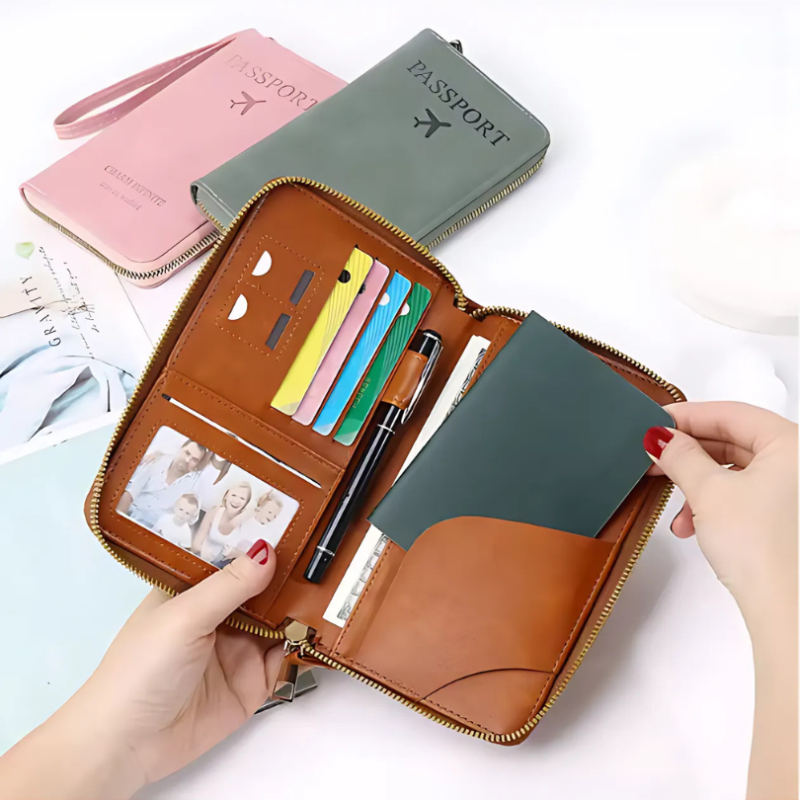 Icone™ TravelWallet 1+1 GRATIS: Alt-i-ett passholder og reiselommebok
