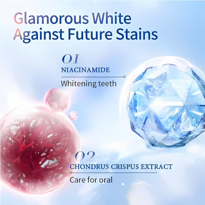 WhiteningToothpaste 1+1 GRATIS: Niacinamid-tannkrem For Bleking Og Fjerning Av Flekker