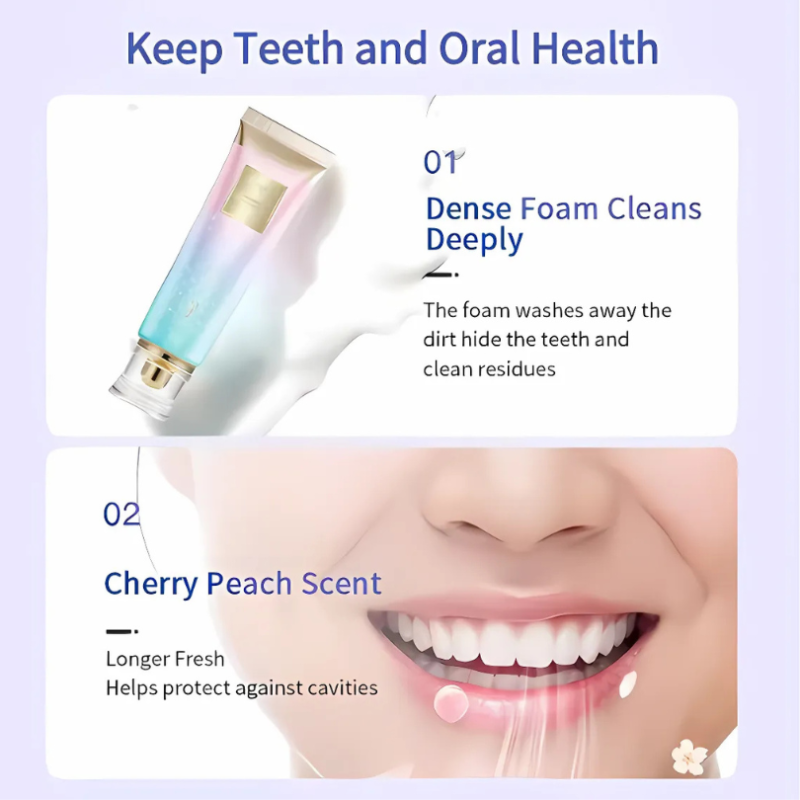 WhiteningToothpaste 1+1 GRATIS: Niacinamid-tannkrem For Bleking Og Fjerning Av Flekker