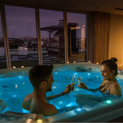 Ledsen™ PoolLights 1+1 GRATIS: Vanntett LED Basseng-, Bade- og Festlys