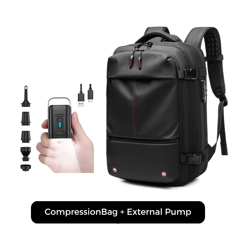 Icone™ CompressionBag: Plassbesparende Kompresjons Vakuum Reiseveske