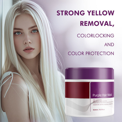 Rose® KeratinMask: Farve Og Dybde Reparationslilla Keratin Toning Hårmaske