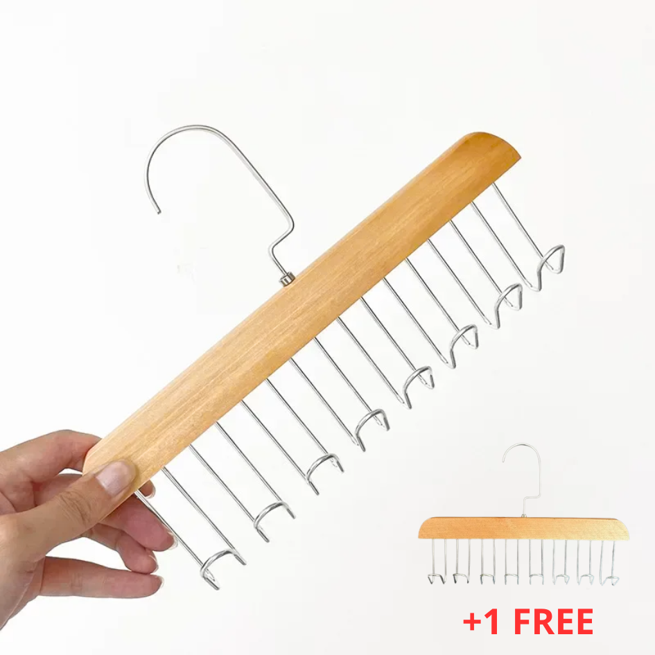 GlideHold® ClosetHanger 1+1 GRATIS: Holdbar Plassbesparende Allsidig Kleshenger