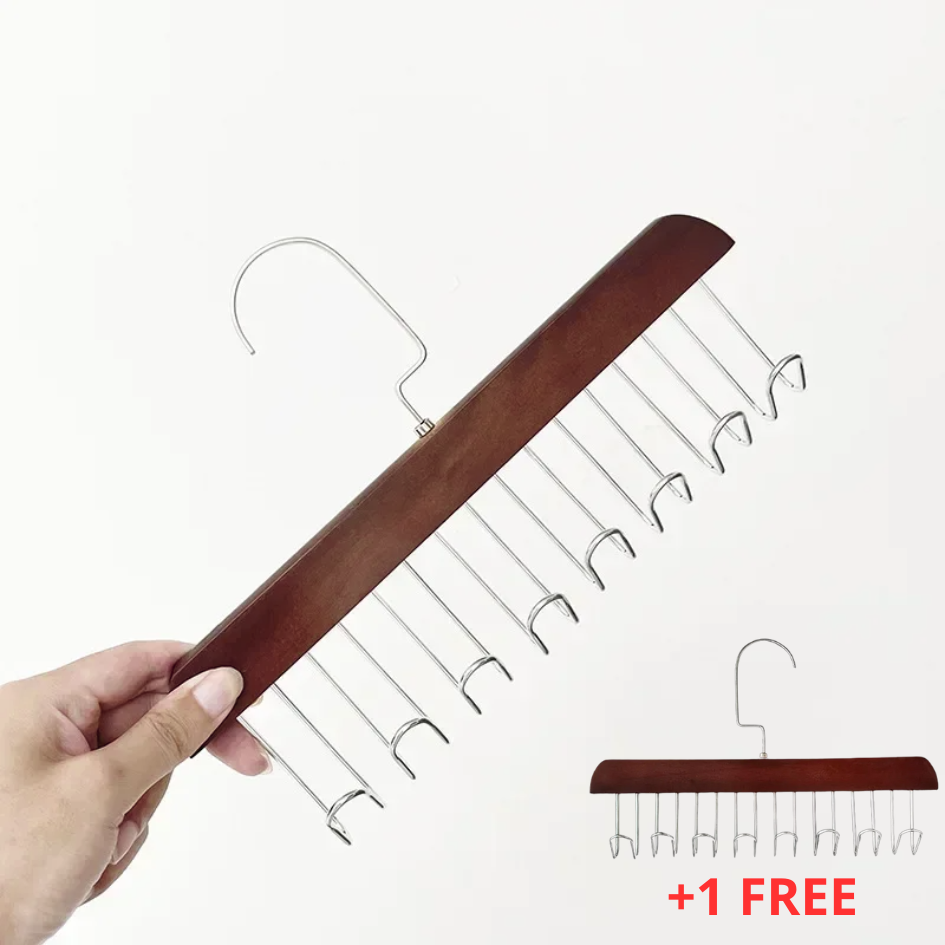 GlideHold® ClosetHanger 1+1 GRATIS: Holdbar Plassbesparende Allsidig Kleshenger