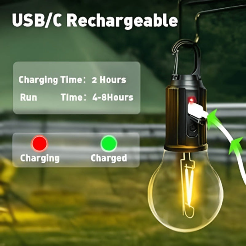 Ledsen™ HangingBulbs 1+1 GRATIS: Trådløse Genopladelige Hygge Ambient Hængende Lygter