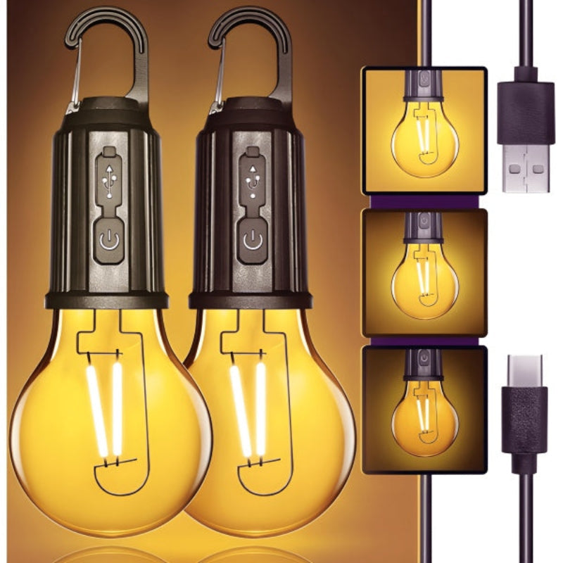 Ledsen™ HangingBulbs 1+1 GRATIS: Trådløse Genopladelige Hygge Ambient Hængende Lygter