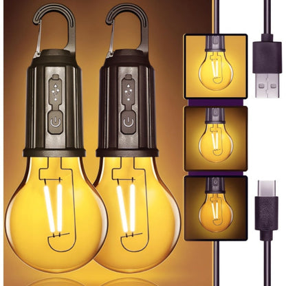 Ledsen™ HangingBulbs 1+1 GRATIS: Trådløse Genopladelige Hygge Ambient Hængende Lygter