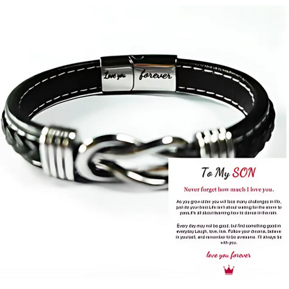 Jewelance™ InfinityBracelet: Uendelighetsknute Armbånd med Dedikasjonskort