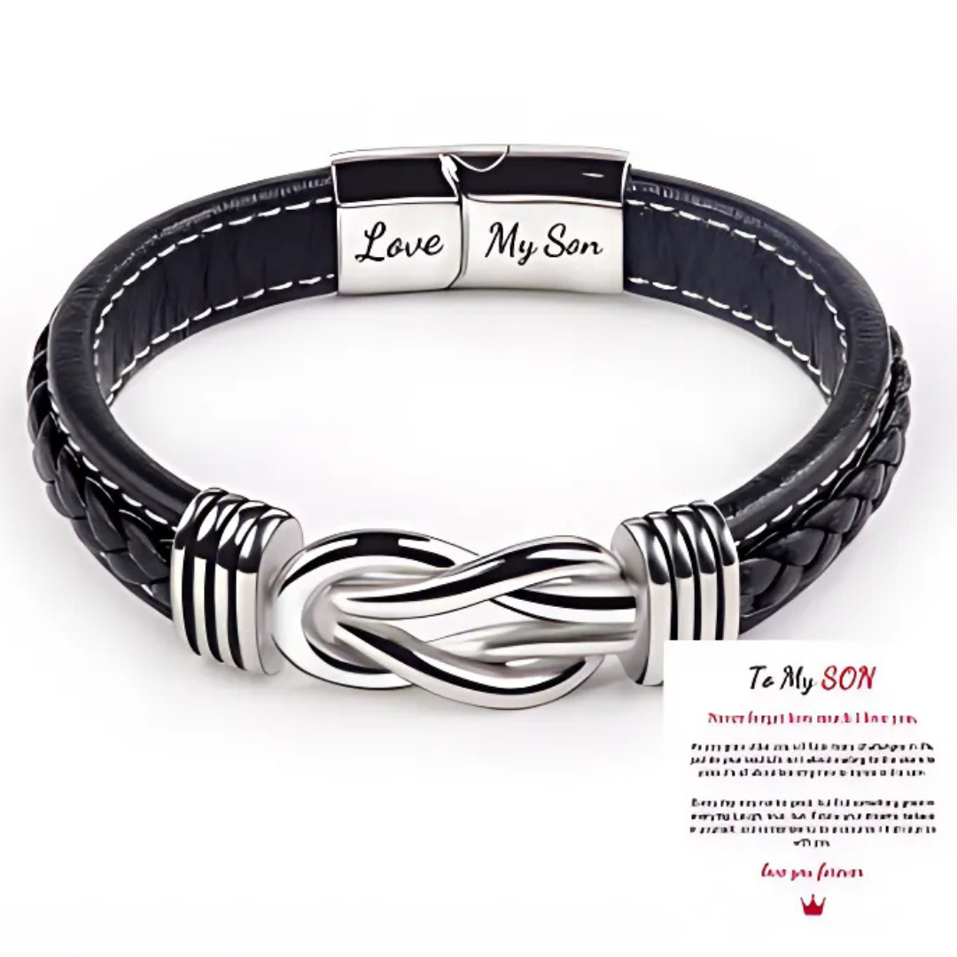 Jewelance™ InfinityBracelet: Uendelighetsknute Armbånd med Dedikasjonskort