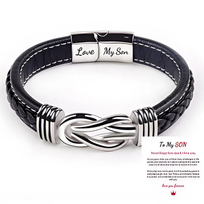 Jewelance™ InfinityBracelet: Uendelighetsknute Armbånd med Dedikasjonskort