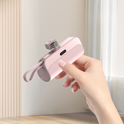 PocketPowerbank - Kompakt Design Hurtig Opladning Nem At Tage Med Lomme Powerbank