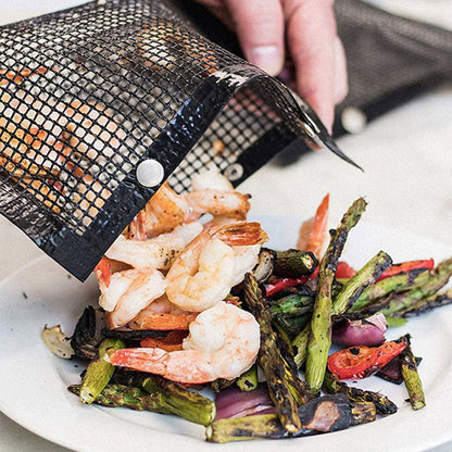 GrillBag - Gjenbrukbare Grillposer av Mesh