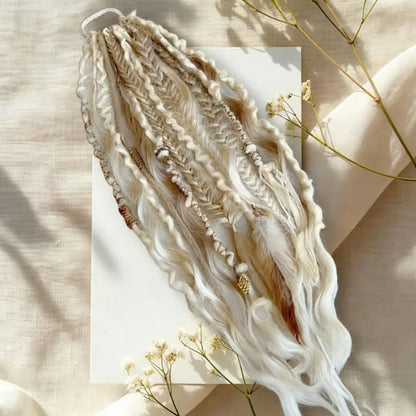 Rose® BraidedExtensions: Naturlig Flettet Leder Hår Hestehale Design Udvidelser
