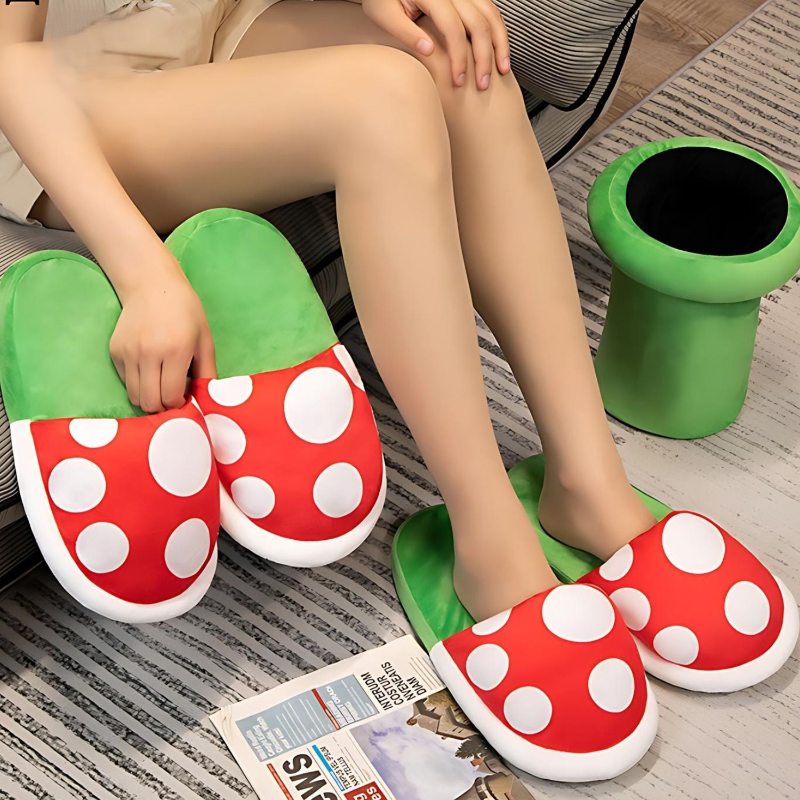 Happy™ MushroomSlippers: Koselige og komfortable sopptøfler