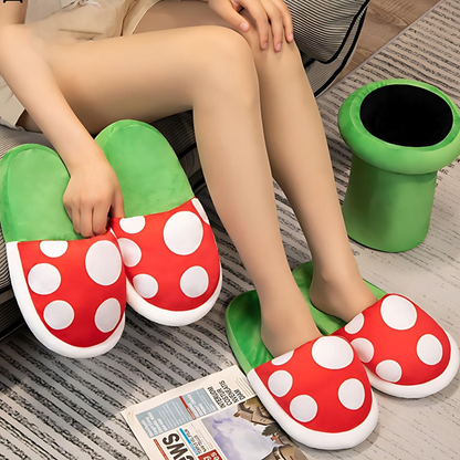 Happy™ MushroomSlippers: Koselige og komfortable sopptøfler