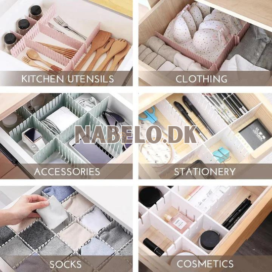 Globetrek° AdjustableOrganizer - Justerbar Skuffeorganisator For Flere Formål