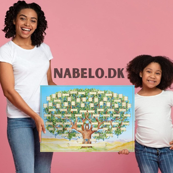 Kletshuts™ FamilyTree - Gjør-Det-Selv Stamtrekort
