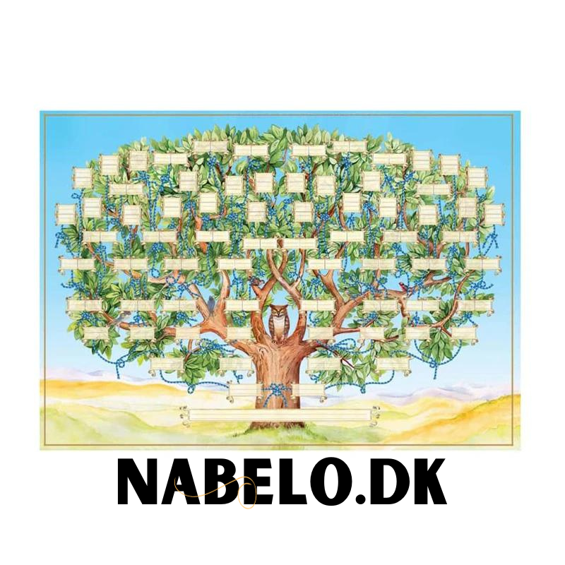 Kletshuts™ FamilyTree - Gjør-Det-Selv Stamtrekort