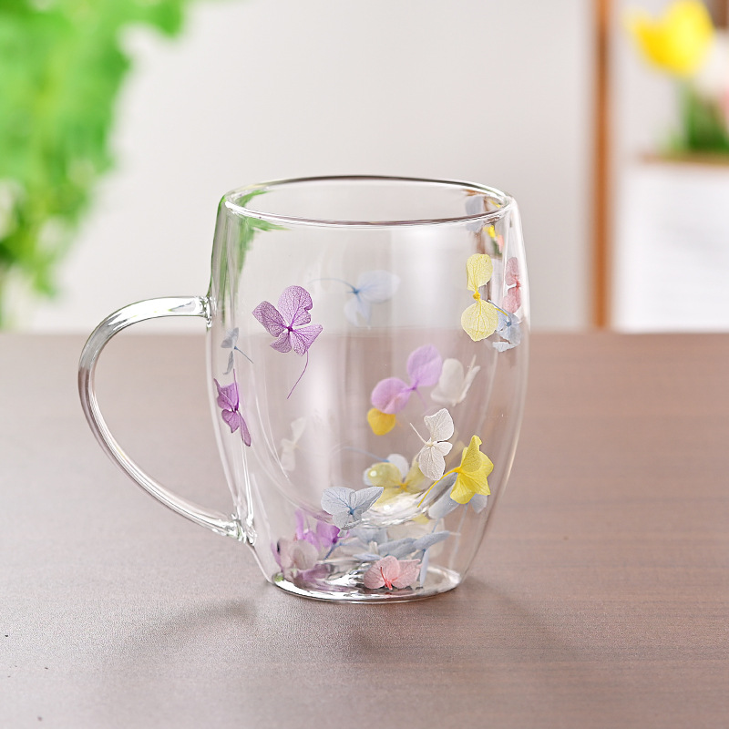 CrystalMug - Dobbelt Lagdelt Kreativ Glasskrus