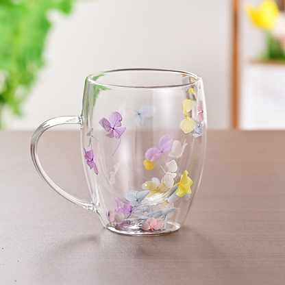 CrystalMug - Dobbelt Lagdelt Kreativ Glasskrus