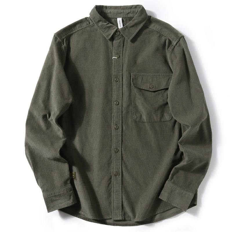 Icone™ CozyShirt: Mellemvægt Børstet Utility Lomme Hyggelig Skjorte
