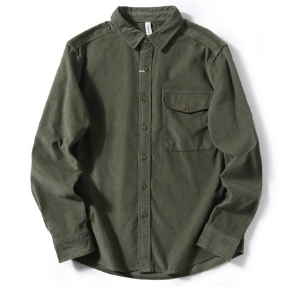 Icone™ CozyShirt: Mellemvægt Børstet Utility Lomme Hyggelig Skjorte