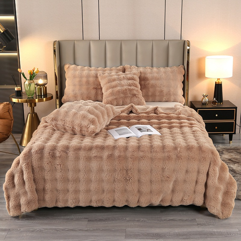 FluffyBlanket - Ekstra Tykt Sofa- og Seng Vinterteppe