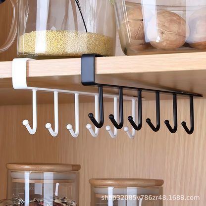 GlideHold® ShelfHooks 1+1 GRATIS: Hylle Opphengskroker Til Kjøkken Og Klesskap