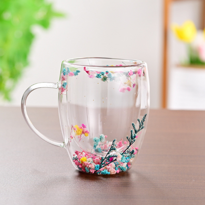 CrystalMug - Dobbelt Lagdelt Kreativ Glasskrus