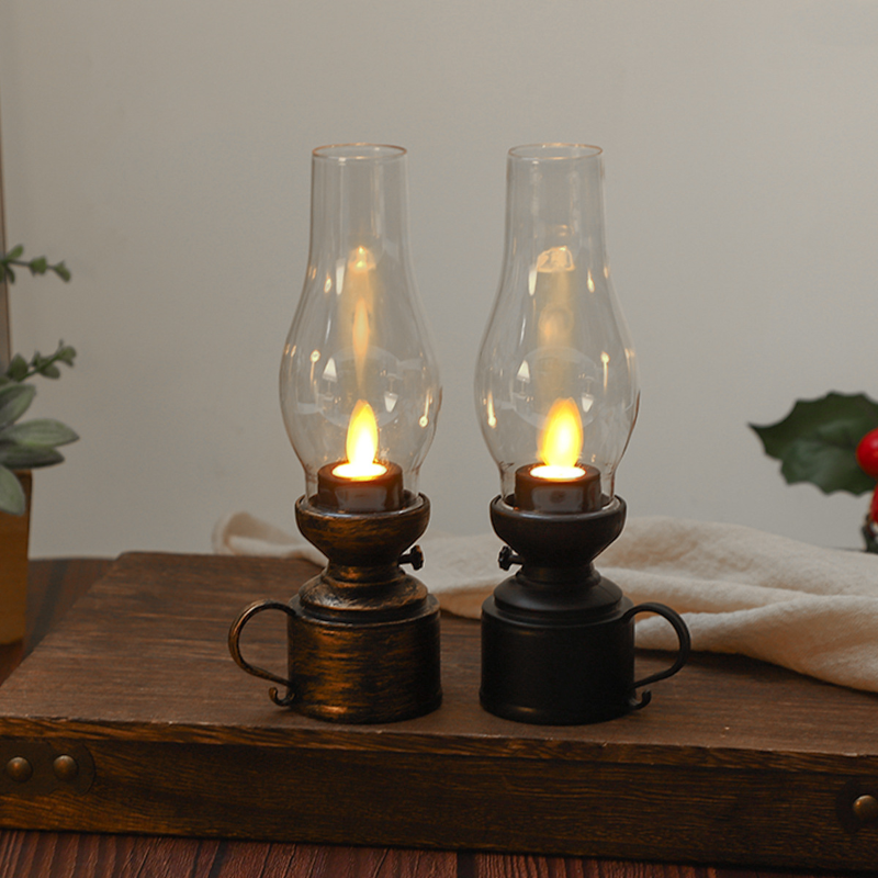 Ledsen™ VintageLamp 1+1 GRATIS: Vintage LED Petroleumslampe Med Flimrende Flamme