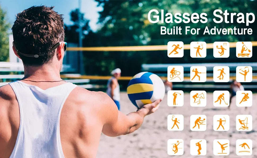 Icone™ GlassesStrap 1+1 GRATIS: Justerbar Anti-skli Brillestropp