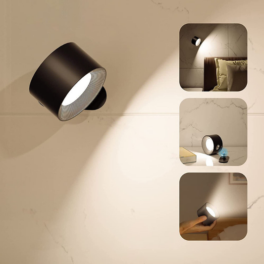 Ledsen™ RotatingLamp 1+1 GRATIS: Roterende Trådløs LED Vegglampe