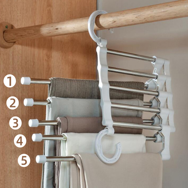 GlideHold® SmartHanger 1+1 GRATIS: Plassbesparende Multifunksjonell Smart Kleshenger