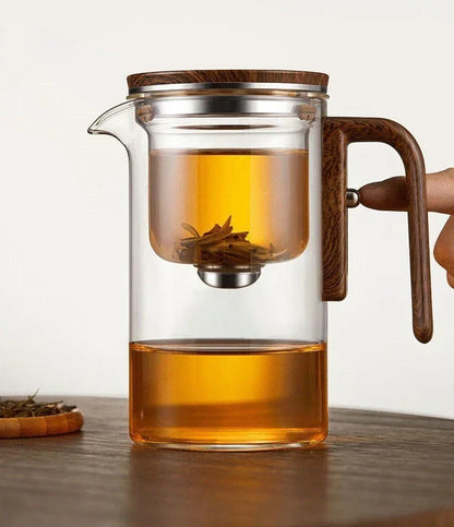 Globetrek° GlassTeapot: Automatisk Vannseparasjon Glass Tekanne