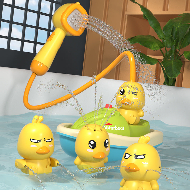 Kletshuts™ ShowerDuck: Søt Interaktiv Elektrisk And Dusj Leketøy Sett