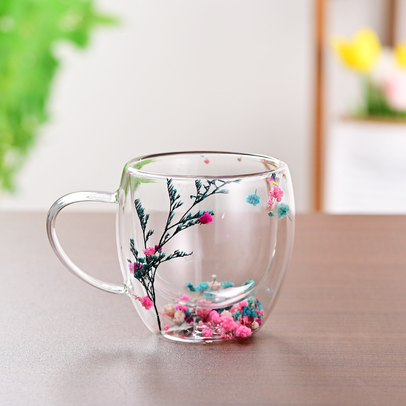 CrystalMug - Dobbelt Lagdelt Kreativ Glasskrus